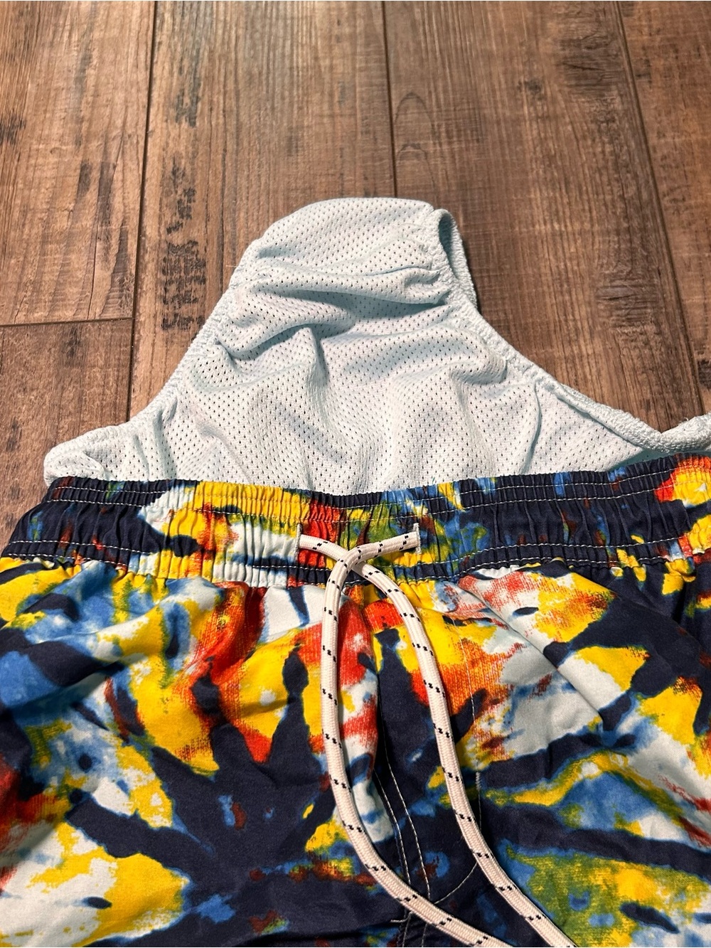 No Boundaries Mens Swims Short Lined Small S Tie Dye Multicolor - Picture 4 of 5